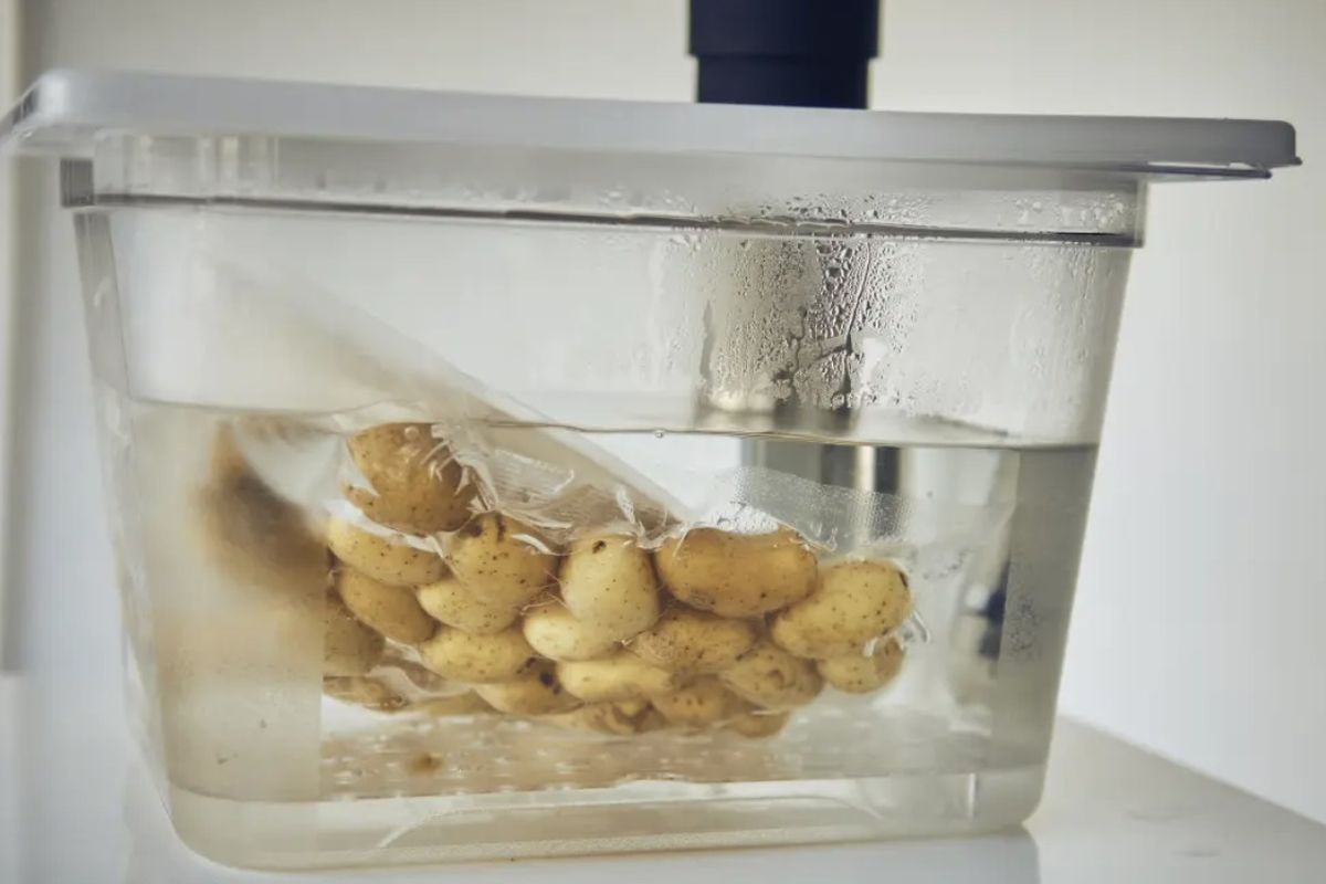 Patatas aromatizadas a baja temperatura